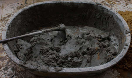 cement mix concrete imagesの写真素材