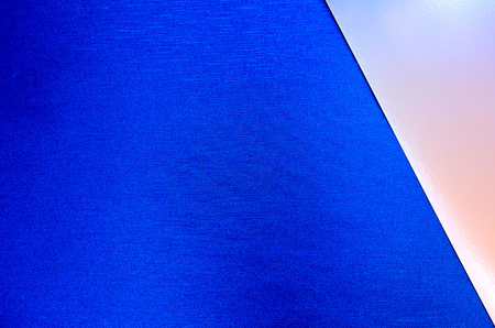 Blue and silver paper geometric backgroundの写真素材