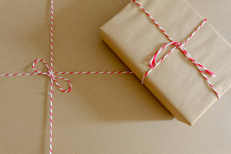 close up parcel overlayの写真素材