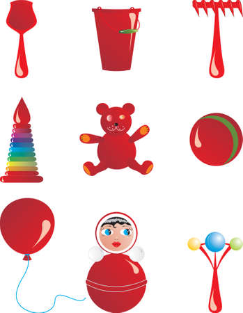 Baby toysのイラスト素材