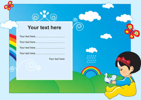 baby cardのイラスト素材