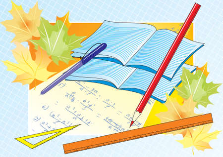 Back to schoolのイラスト素材
