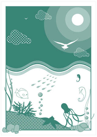 Waterscapeのイラスト素材