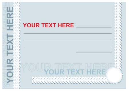 layout of the certificate, diplomasのイラスト素材