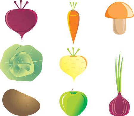 Vegetablesのイラスト素材