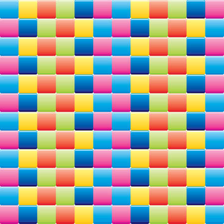 colorful tilesのイラスト素材