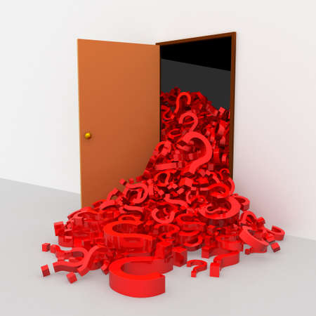 The door opened and out tumbled a lot of question marks.