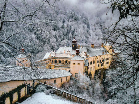 Castle in the snowのeditorial素材