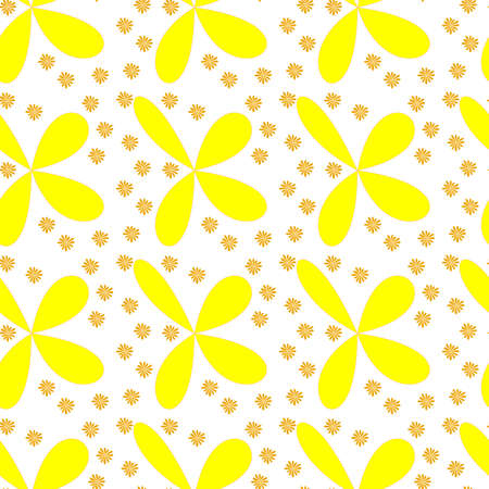 Cute abstrack flowers seamles repeat pattern texture print project wallpaper background designの写真素材