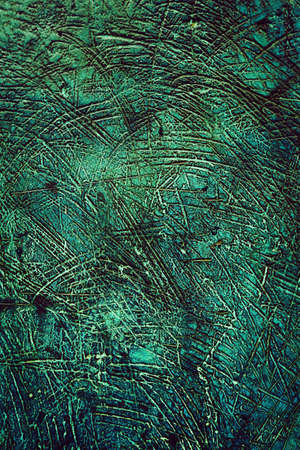 Colorful blue green stone texture background, closeup