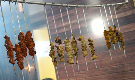 Kebab is Ready to sell at Food Festivalの写真素材