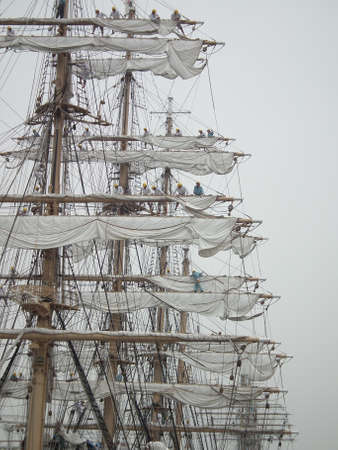 A sailing drill (Nagoya Japan 2011)