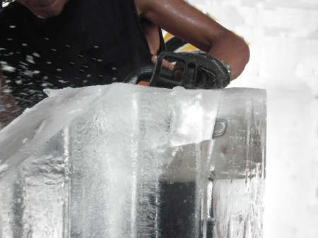 Ice carving Show (Aichi Japan 2011)のeditorial素材
