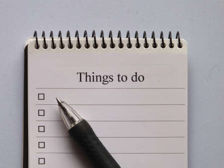 To Do memoの写真素材