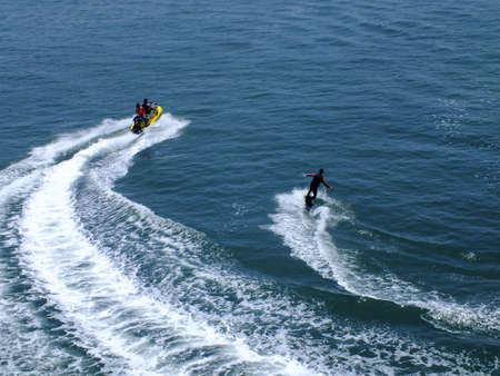 Water skiingの写真素材