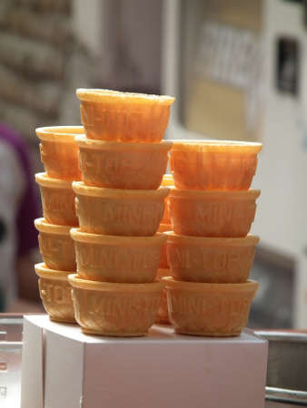 Ice cream coneの写真素材