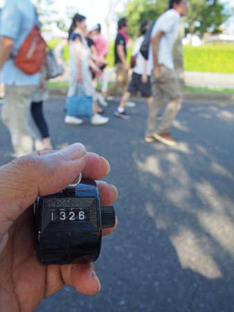 Pedestrian countingの写真素材