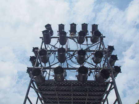 Concert lighting equipmentの写真素材