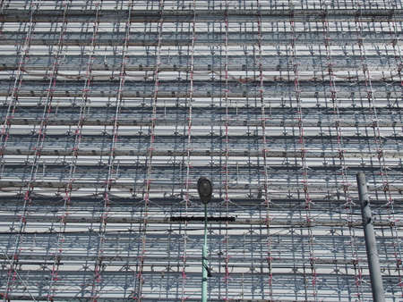 Scaffolding at construction sites