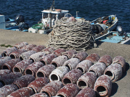 Octopus fishing tools, fishing toolsの写真素材