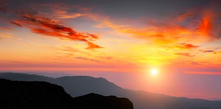 beautiful sea and clouds の写真素材