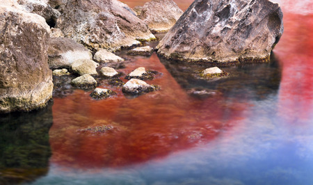red reflectionの写真素材