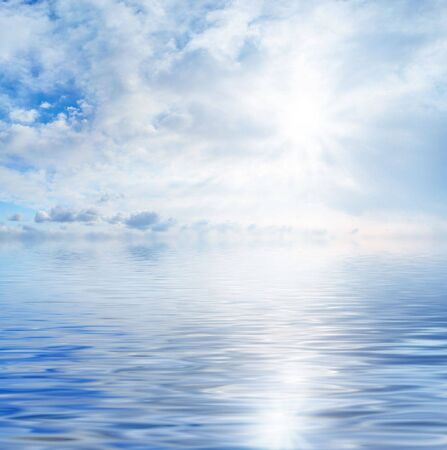 Sky and seaの写真素材