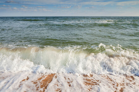 seascape photographed on a summer dayの写真素材