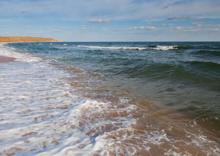 seascape photographed on a summer dayの写真素材