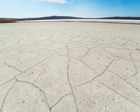 Barren landscape photographed in the afternoonの写真素材