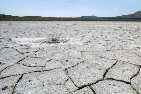 Barren landscape photographed in the afternoonの写真素材