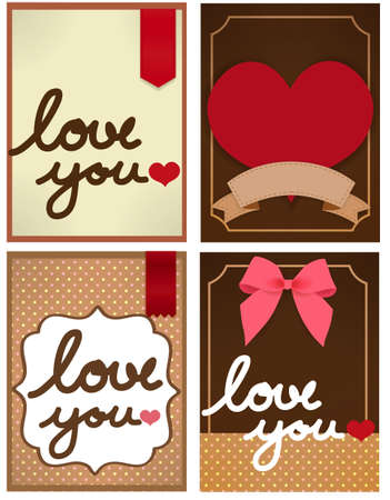 Valentine Card のイラスト素材