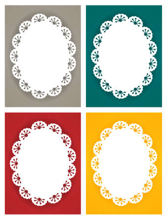 Cute Lace Patternのイラスト素材