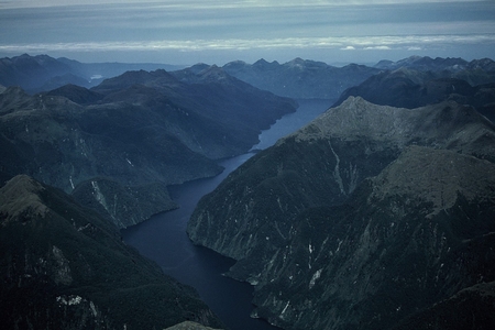 Doubtful Sound - Fiordland National Park - New Zealandの写真素材