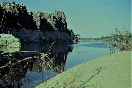 Geikie Gorge National Park - Kimberley - Australiaの写真素材