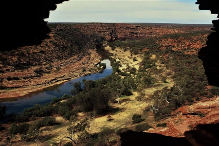 Murchison River - Kalbarri National Park - Australiaの写真素材