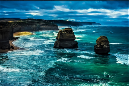 Twelve Apostles - Great Ocean Road - Australiaの写真素材