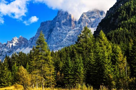 Alpine Landscape - Mount Pelmo - Dolomites - Italyの写真素材