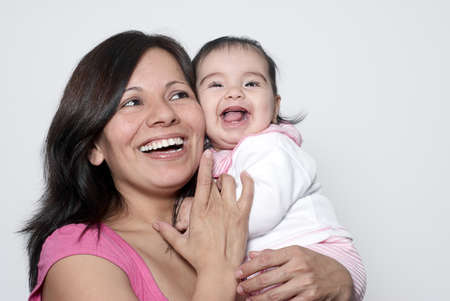 Mother with the babyの写真素材