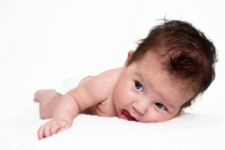 Newborn Baby taken closeup 40 days old