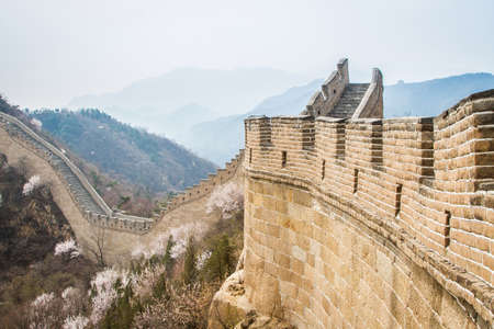 Great Wall of China, the Badaling sectionの写真素材