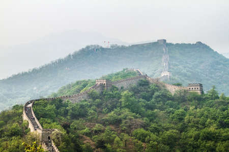 China, Great Wall of China, Mutianyuの写真素材
