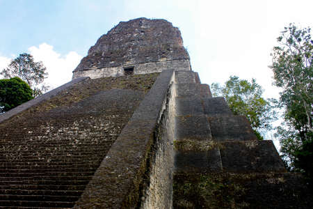 Tikal National Park on Unesco World Heritage. Another templeのeditorial素材