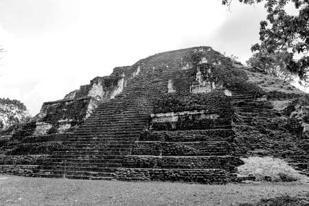 Tikal National Park on Unesco World Heritage. Ancient Mayan Temple