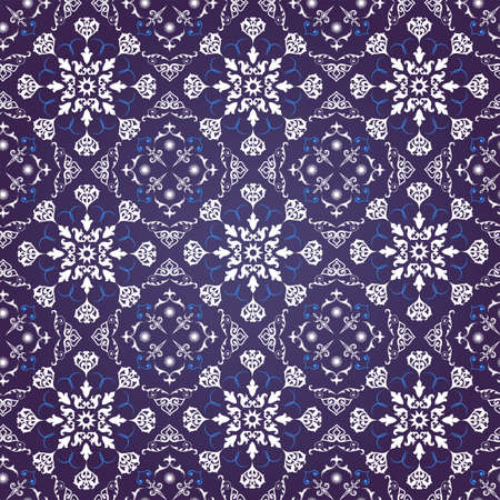 floral ornament for seamless background, wallpaper or fabricsのイラスト素材