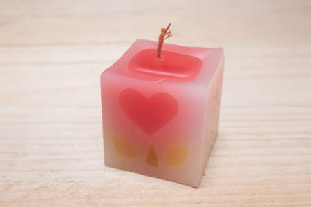 candle spa wood close-upの写真素材