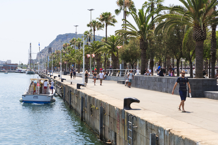 Summer in Barcelonaのeditorial素材