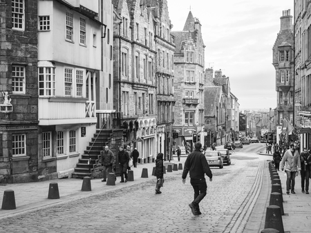 Royal Mile in Edinburghのeditorial素材