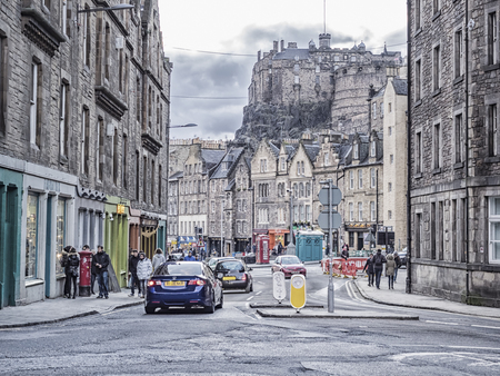 Edinburgh Castleのeditorial素材