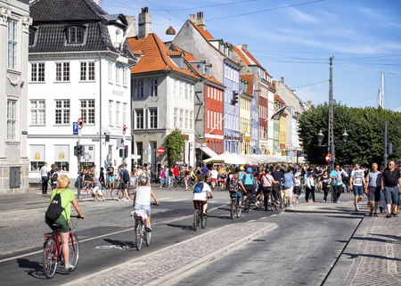 Colorful architecture in Copenhagen